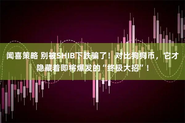 闻喜策略 别被SHIB下跌骗了！对比狗狗币，它才隐藏着即将爆发的“终极大招”！