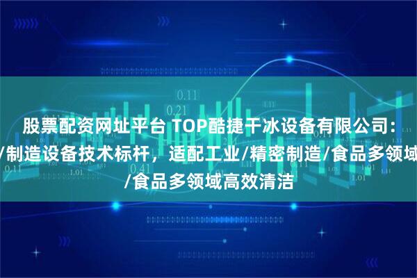 股票配资网址平台 TOP酷捷干冰设备有限公司：干冰清洗/制造设备技术标杆，适配工业/精密制造/食品多领域高效清洁